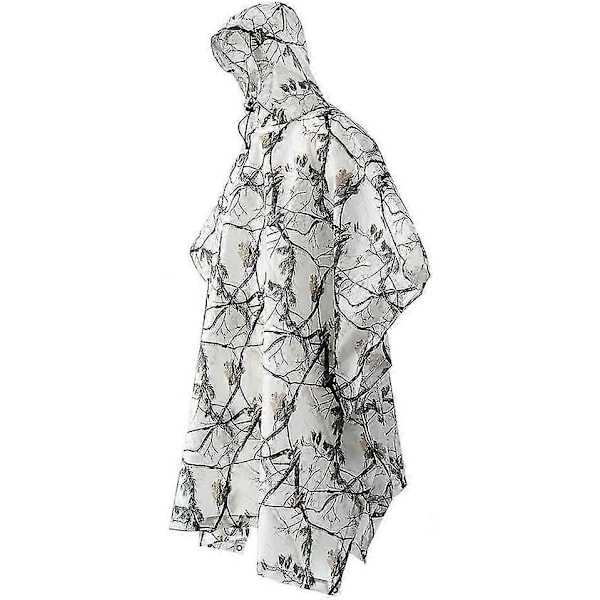 3-i-1 Vattentät Camo Snöhuvad Regnkläder + Snö Camo Leggings Gaiters För Skidåkning