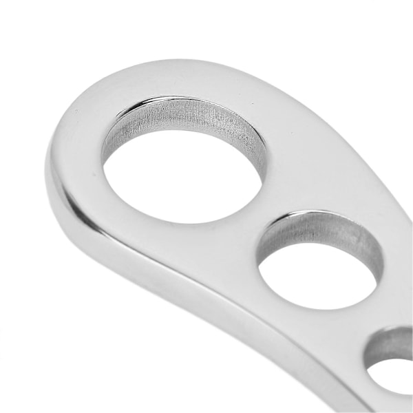 Gua Sha Værktøj Rustfrit Stål Skrabemassage Muskelafslappende Værktøj 7x3cm til Fødder Ankler Ben
