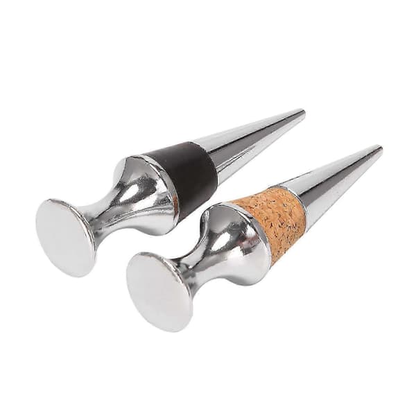 4 stk. Vinpropp i rustfritt stål Vakuumforseglede propper Vinkork Propp Oppbevaring Twist Cap Plug