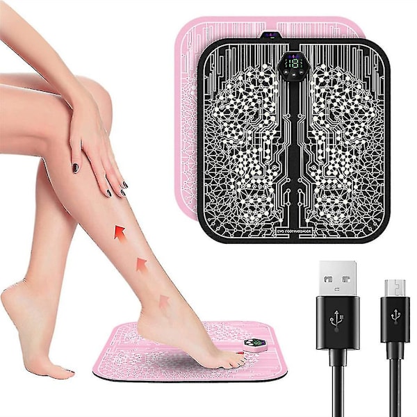 Tflycq Kannettava Ems jalkahierontatyyny Sähköinen Smart Pulse Akupunktio USB lataus