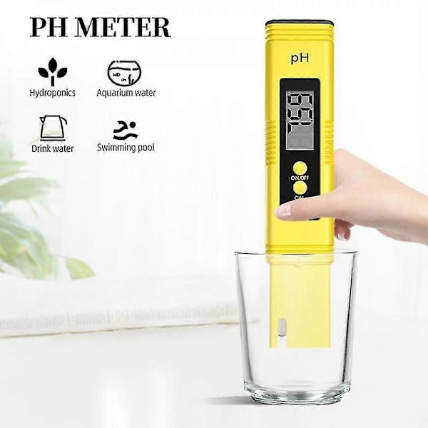 Digital PH-mätare Hög Precision LCD Akvarium Vatten Syra PH-testare Poolanalysator LSG