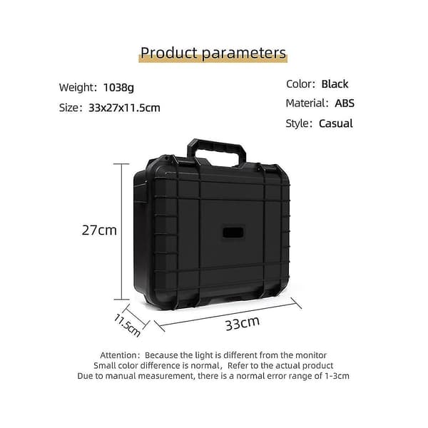 For Mini 3 Pro Drone Universal Tilbehør Drone Eksplosjonssikker Veske Bærbar Hard Shell Kapasitet