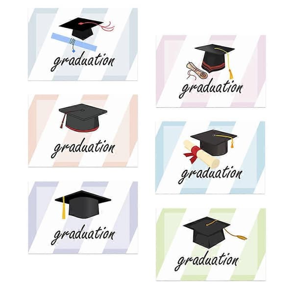 Examenspresent för studenter Rektangulär form 20X15cm 6-pack