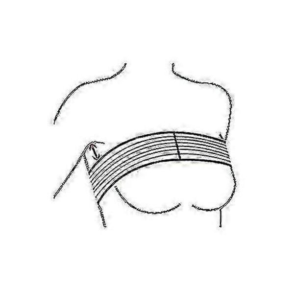 Bröst Implantat Stabilisator och Bröstkompression Stödband Efter Operation, Bröstförstoring och -reducering Bandage, One Size Passar De Flesta, Hudfärgad