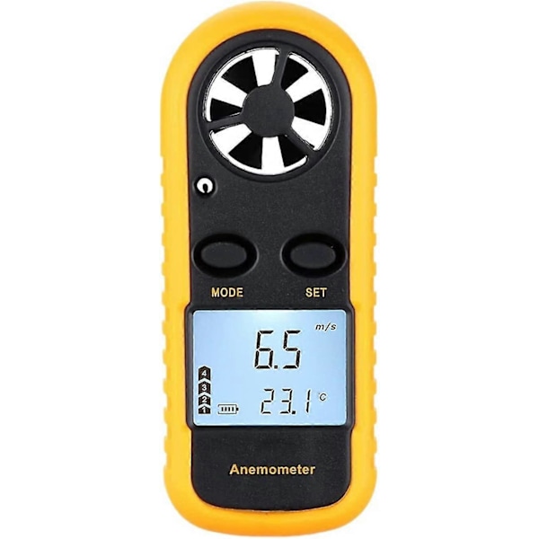 Digital Anemometer Handhållen Anemometer Vindmätare