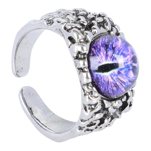 Onda Ögat Unisex Öppen Ring Justerbar Ring Mode Kostym Tillbehör - q38