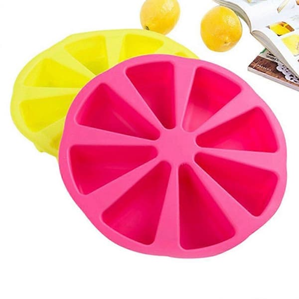 Silikone Bage Kage Budding Gelé Muffin Cupcake Trekant Form DIY Værktøj