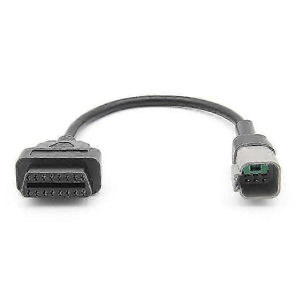 6-stifts till 16-stifts diagnostisk OBD2-kabeladapter, OBDII-skannerersättning för CAN AM ATV UTV Motorcykelcykelverktyg