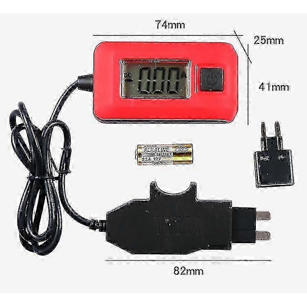 12V Auto Strømstikprøver Multimeter Lampe Bil Reparation Automotive Elektrisk Multimeter Auto Sikringstester Diagnostisk Værktøj