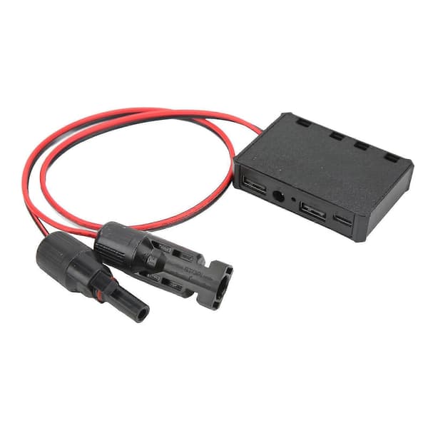 Solpanel USB Spänningsstabilisator Adapter Med Typ C DC USB-gränssnitt För Solsystem Telefonladdning