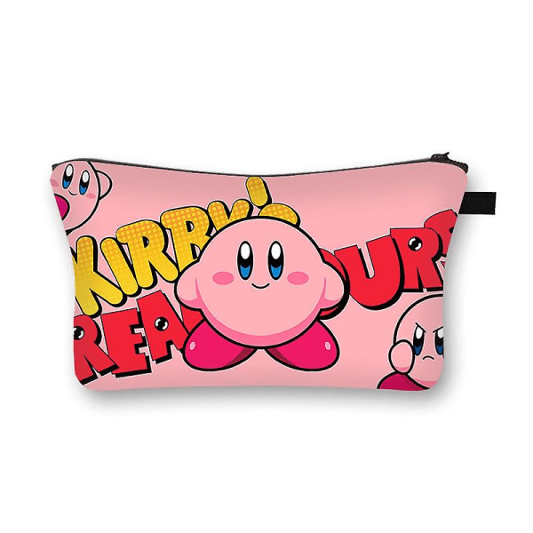 Kirby Cartoon Anime Kosmetisk väska Fyrkantig utomhus multifunktions reseförvaringsväska Kvinnor Toalettartiklar Organizer Flickor Födelsedagspresent Kirby-14