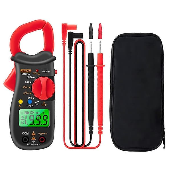 Digitalt Multimeter Lommeklemme Multimetre Multi Tester Voltmeter Amperemeter