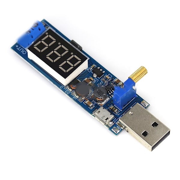 5V til 3.3V 9V 12V 24V Step Up / Down Strømmodul USB Boost-konvertere