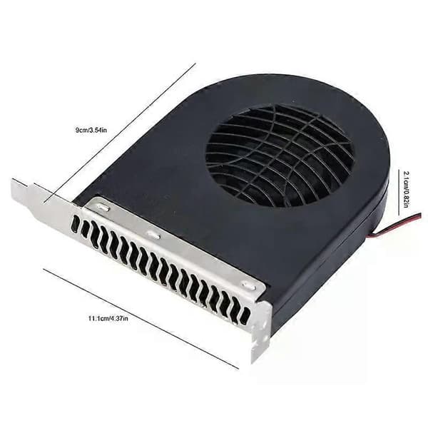 Mini System PCI Slot Blower CPU-kabinet DC Køleventilator Nye Køleventilatorer PCI til computer
