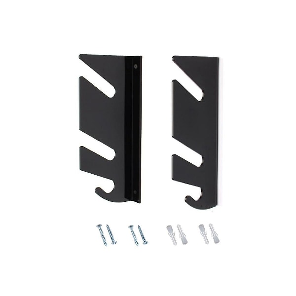 Skateboard Vægmonteringsdisplay med Krog, Akryl Skateboard Rack Holder til Longboard Sk
