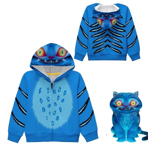 Barn K-Pop Demon Hunters Hoodies Tröja Pullover Toppar Byxor Outfit Set 140