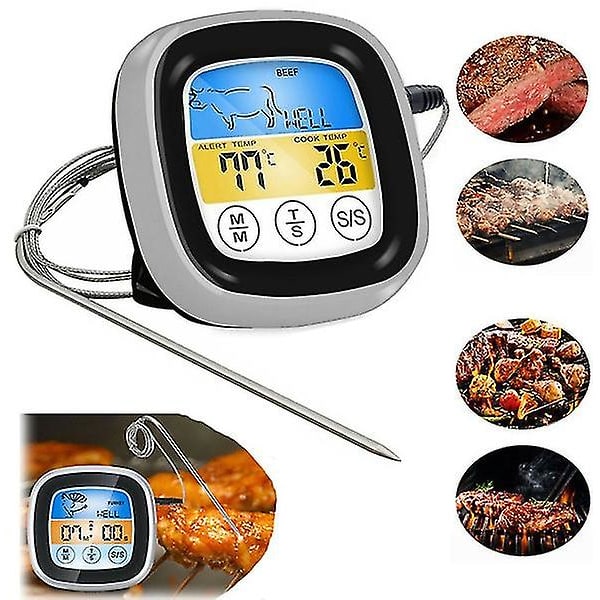 LCD Digital Mattermometer Köttprob Kök Matlagning Grill