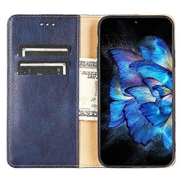 Kompatibelt för Tecno Spark Go 2023 4G PU Läder Ställ Plånboksfodral Magnetiskt Stötsäkert Telefonskal Black