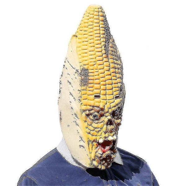 Corn Latex Mask Halloween Bar Party Show Cosplay rekvisita för Halloween Party