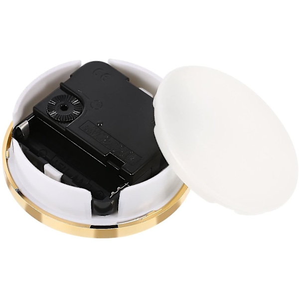3-1/8 tommer (80 mm) Quartz ur isætning/indsats med romertal, Quartz urværk (guld kant)