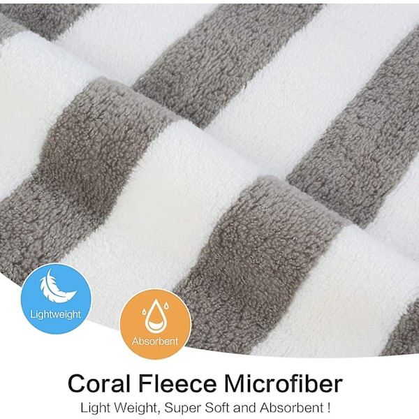 Mikrofiber Hårhandduk Wrap Superabsorberande Hårhandduk För Vått Hår Mjuk Och Lätt Hårtorkhandduk 3-pack