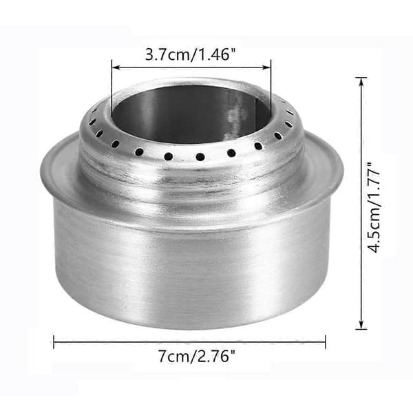 Mini Camping Alkoholbrænder Bærbar Vandring Mini Aluminiumslegering Alkoholbrænder