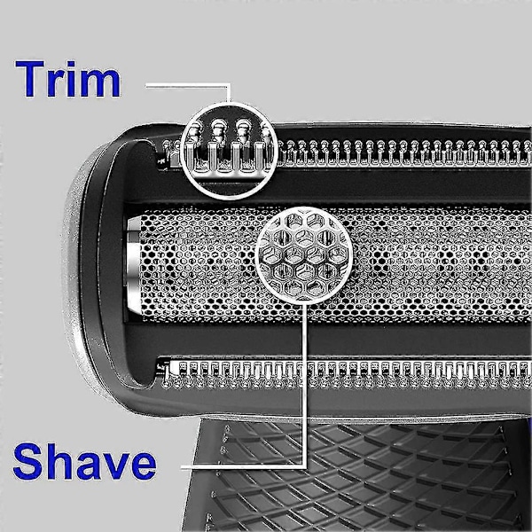 2-pak barberhode for Philips Bodygroom Bg 2024-2040 S11 Yss2-serien