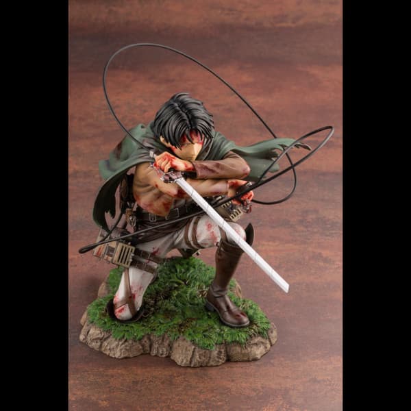 Attack on Titan Levi Ackerman PVC Docka Anime Action Figur Modell Leksak Helt Ny