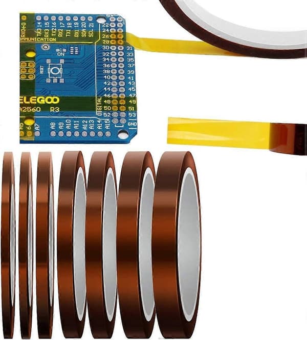 Polyimidetape Højtemperaturtape til maskering af lodde printkortisolering DIY
