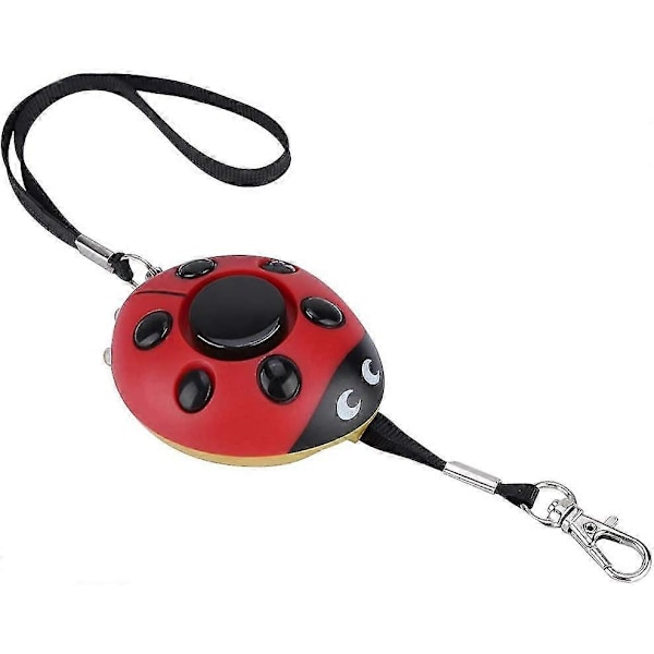 130db Hög Decibel Ljudlarm Portabel Nyckelring Nödlarm Med LED 65 * 54 * 24.5mm