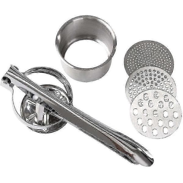 Premium Spaetzle / Potetpresse Laget av Rustfritt Stål 3 Silinnsatser