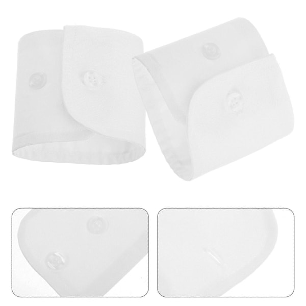 1 Par Avtakbare Ermemanchetter for Kvinner Dekorative Håndleddsmanchetter Falske Ermer for Bluse Jakke Genser Elegante Armtilbehør