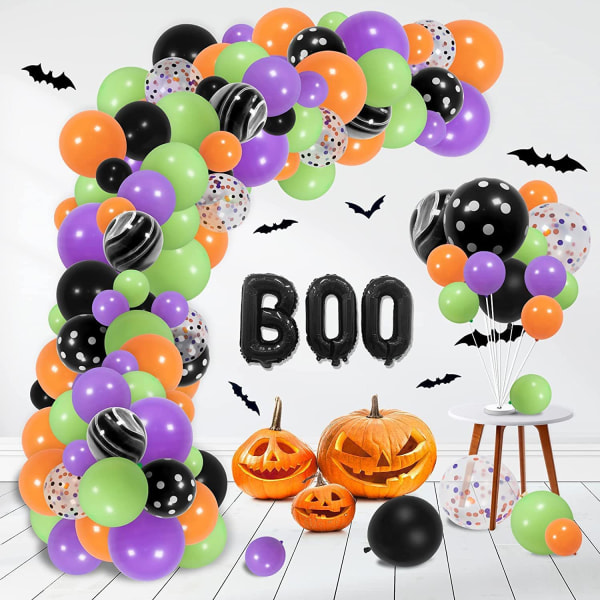 Halloween Balloon Arch Set Bar KTV Party Decoration tausta Halloween set set 13