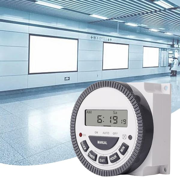 Tm619h-2 Tidbrytare Programmerbar Exakt Timing Mångsidig Automatisk LCD Digital Timerrelä För Hushållsapparater Q