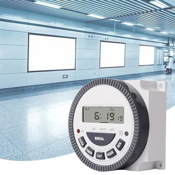 Tm619h-2 Tidsafbryder Programmerbar Præcis Timing Multipurpose Automatisk LCD Digital Timer Relæ Til Husholdningsapparater Q