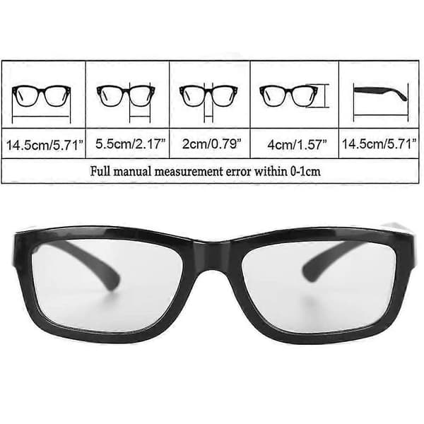 3D-lasit passiivisille 3D-televisioille (eivät sovellu aktiivisille laitteille)