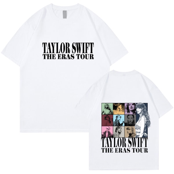 Taylor Swift Fan T-shirt Tryckt T-shirt Skjorta Pullover Vuxen Collection Gift white XXL