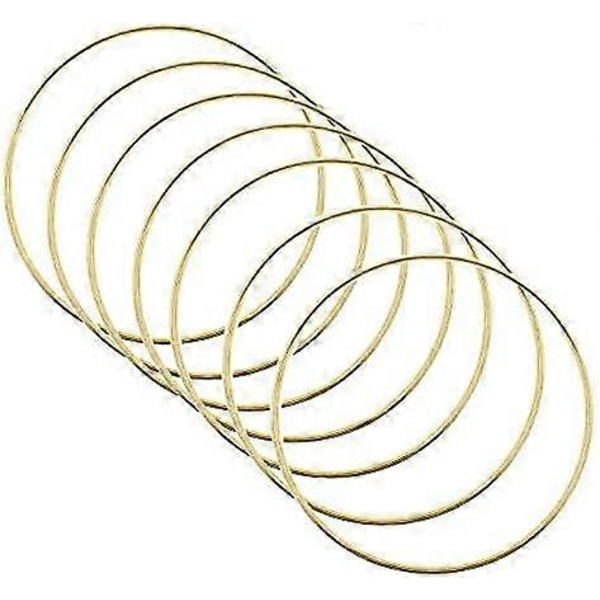 Drømmefanger håndverk metallringer 6 stk