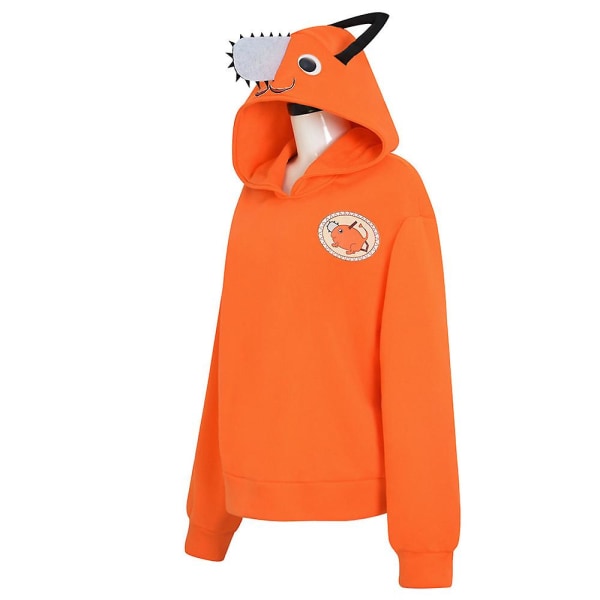 Cosdaddy Motorsåg Pochita Cosplay Kostym Vuxen Män Kvinnor Söt Hoodie Halloween Carnival Kostym XXL