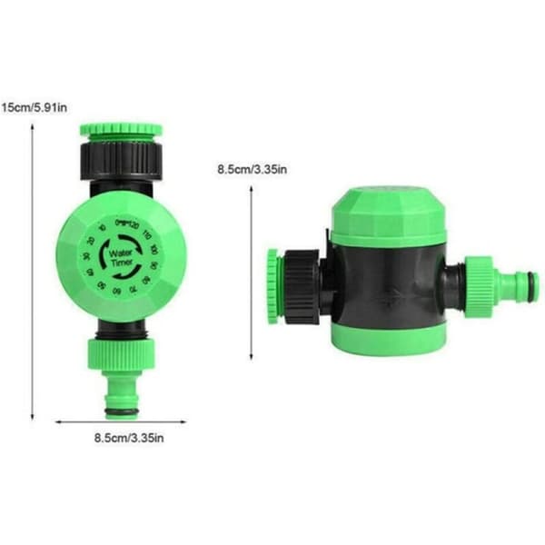 1 Mekanisk Timer, Kontroll 5-120 Minutter, 3/4\" Kobling, For Hagevanningssystem