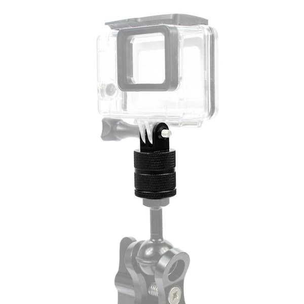 360 Graders Rotations Tripod Adapter til Go Pro Hero 3+ 4 5 Session 6 7 Kamera