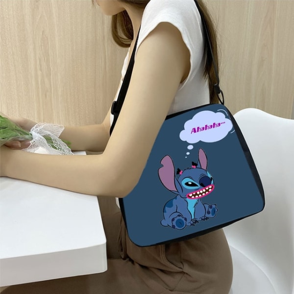 Disney Lilo & Stitch Kvinner Anime Characters Casual Skulderveske