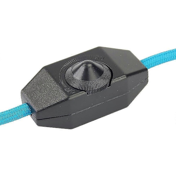 60w LED lysdæmper dæmpbar (dreje lysdæmper) LED dæmpbar, On/off, 220-230v, CE In-line switch, Sort TSJ SBI