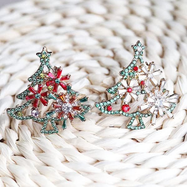 Brosjer for kvinner Mote Gull Blomst Hjerte Rhinestone Smykker