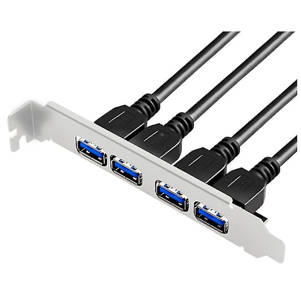 19/20pin till USB3.0 Adapterkabel 5gbps 20p till USB3.0 4-port Bakre Bländarkabel Moderkorts Konvertering