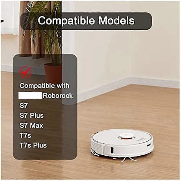 20 stk. engangs moppeputer for S7 S7Plus S7Max T7S T7S Plus robotstøvsuger, reservedeler