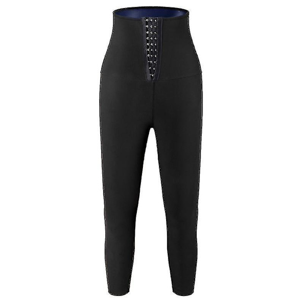 Tflycq Naisten Muotoiluvaatteet Saunahousut Korkea vyötärö Tiukka Urheilu Fitness Housut Rinnallinen Vatsa Control Sweat Kolmen/viiden/yhdeksän pisteen housut Nine point pants S-M