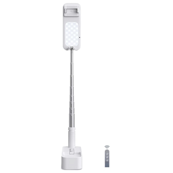 Selfie Stick Fyldlys Live Box Selfie Stick 7 Lyseffekt 130CM Stræklængde til YouTuber Vide