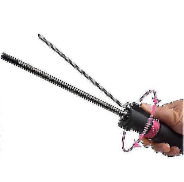 Professionell keramisk locktång roterande styling locktänger