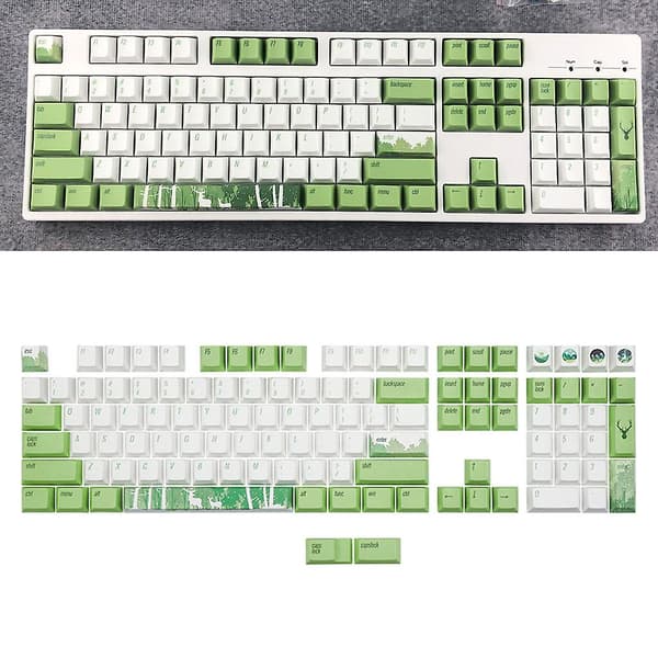 Tema Keycaps 110 Cherry Taster PBT Keycaps 5 Sider Dye-Sublimation